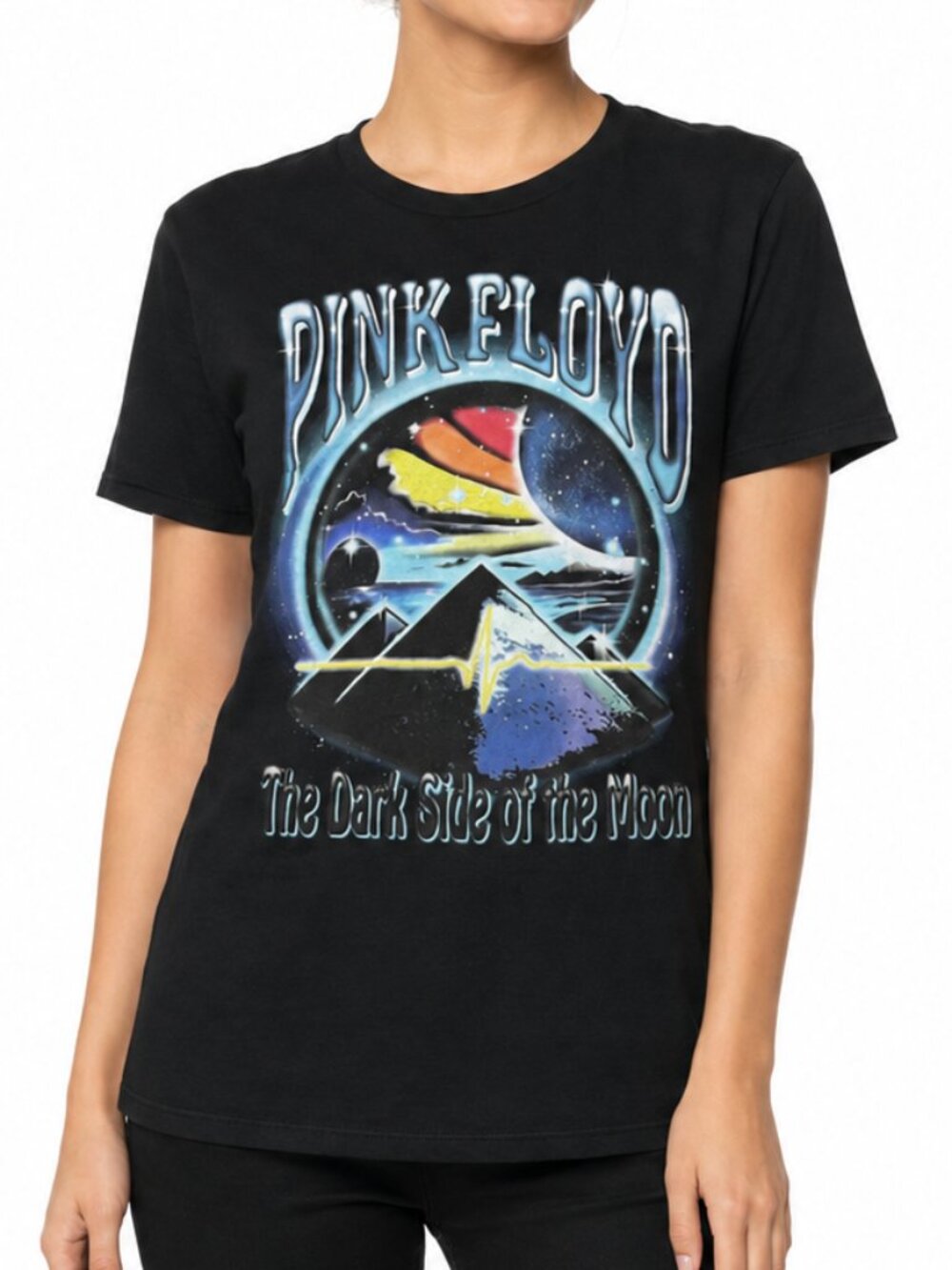 Pink Floyd The Dark Side‎ of the Moon Graphic Tee M Band T-Shirt Music Grunge